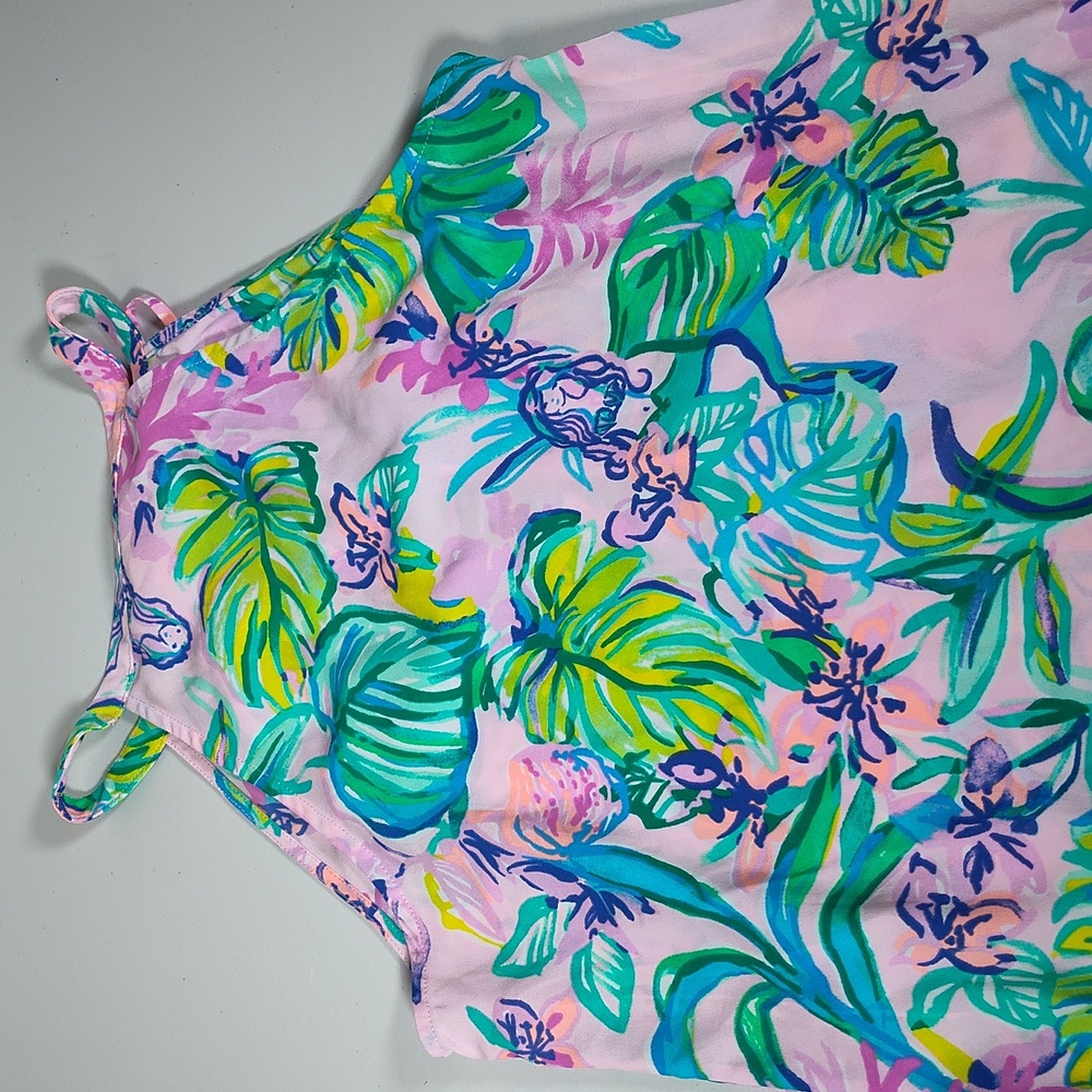 Lilly Pulitzer Luliana Maxi Dress Amethyst Tint Mermaid in the Shade XS - Picture 11 of 13